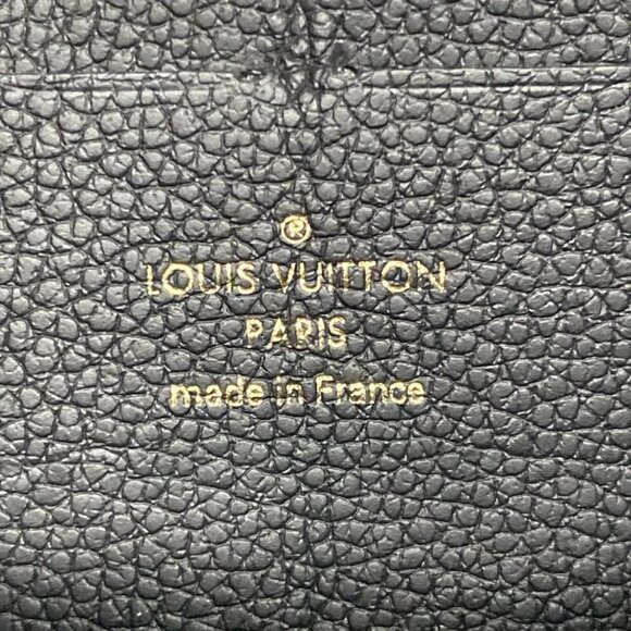 Auth LOUIS VUITTON Portefeuille Clmence M82338 black/beige - RFID : confirmed - Picture 5 of 10